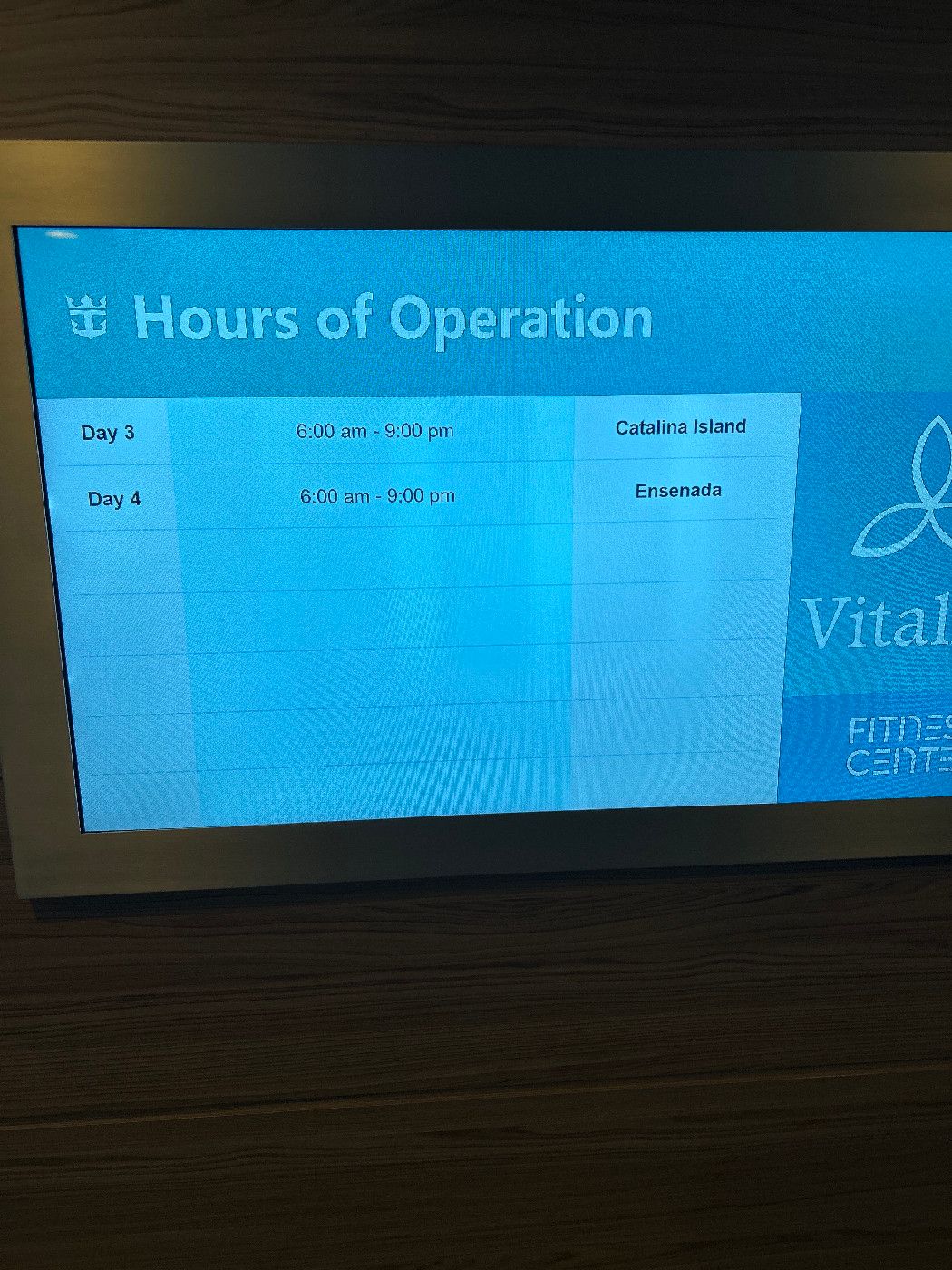 Vitality Spa & Fitness Center - Quantum of the Seas