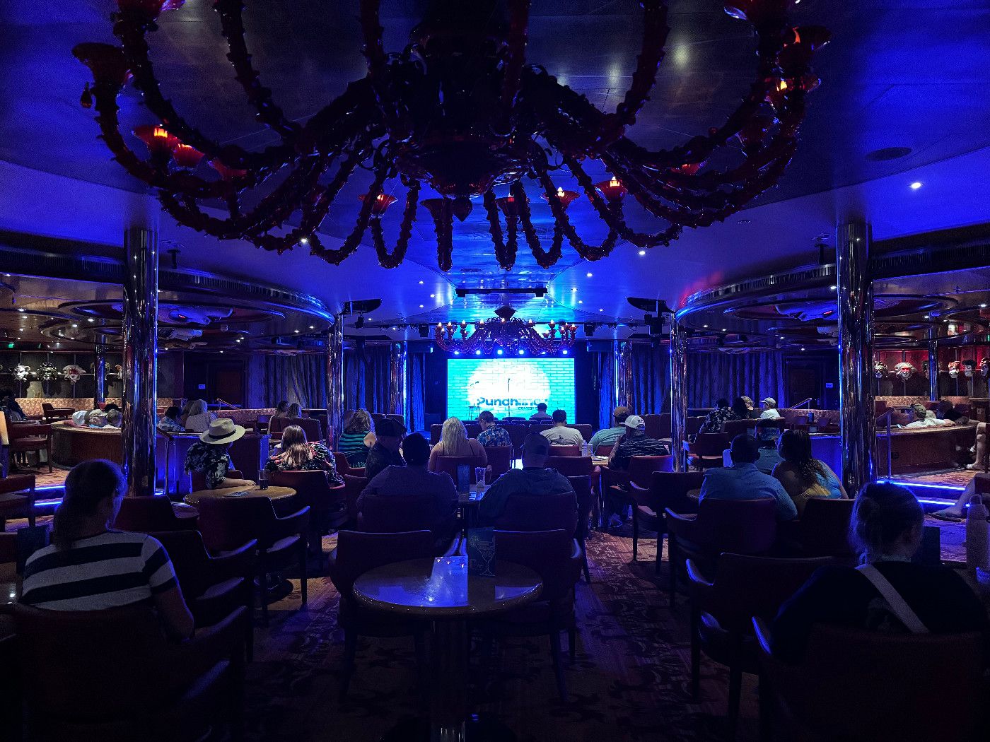 Burgundy Aft Lounge - Carnival Dream