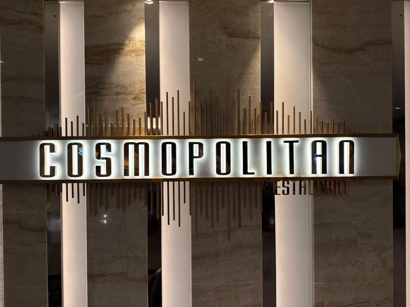 Cosmopolitan Restaurant - Celebrity Beyond