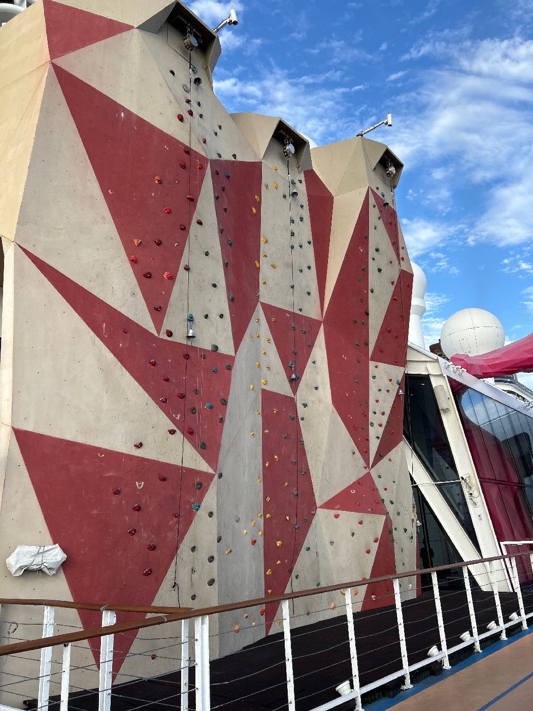 Rock Climbing Wall - Quantum of the Seas