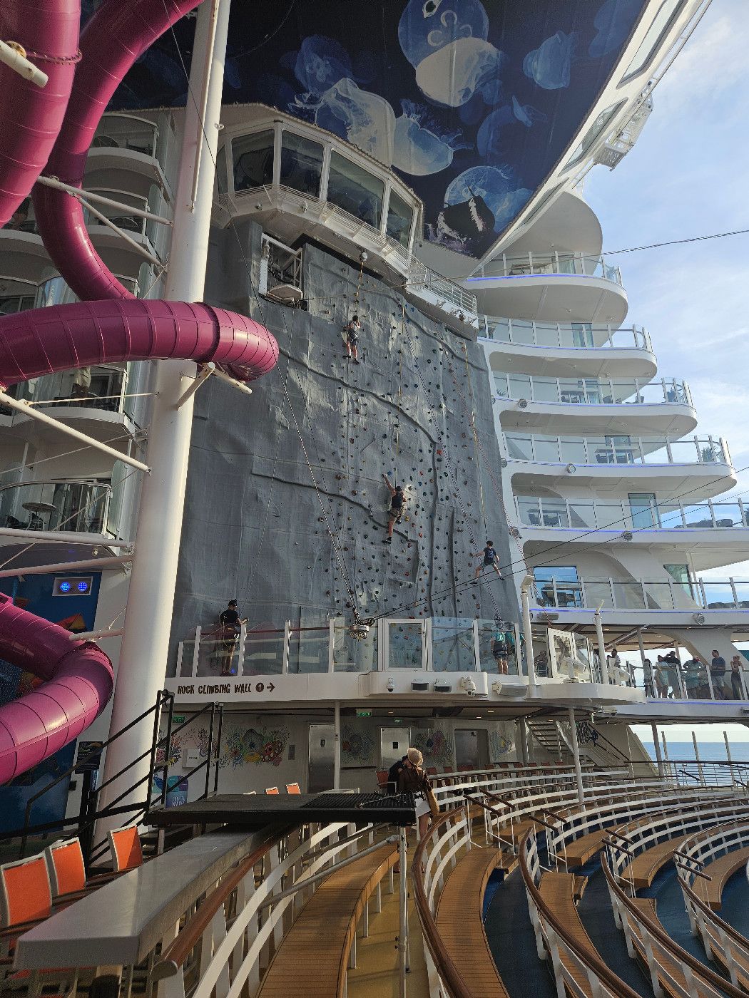 Rock Climbing Wall - Wonder of the Seas