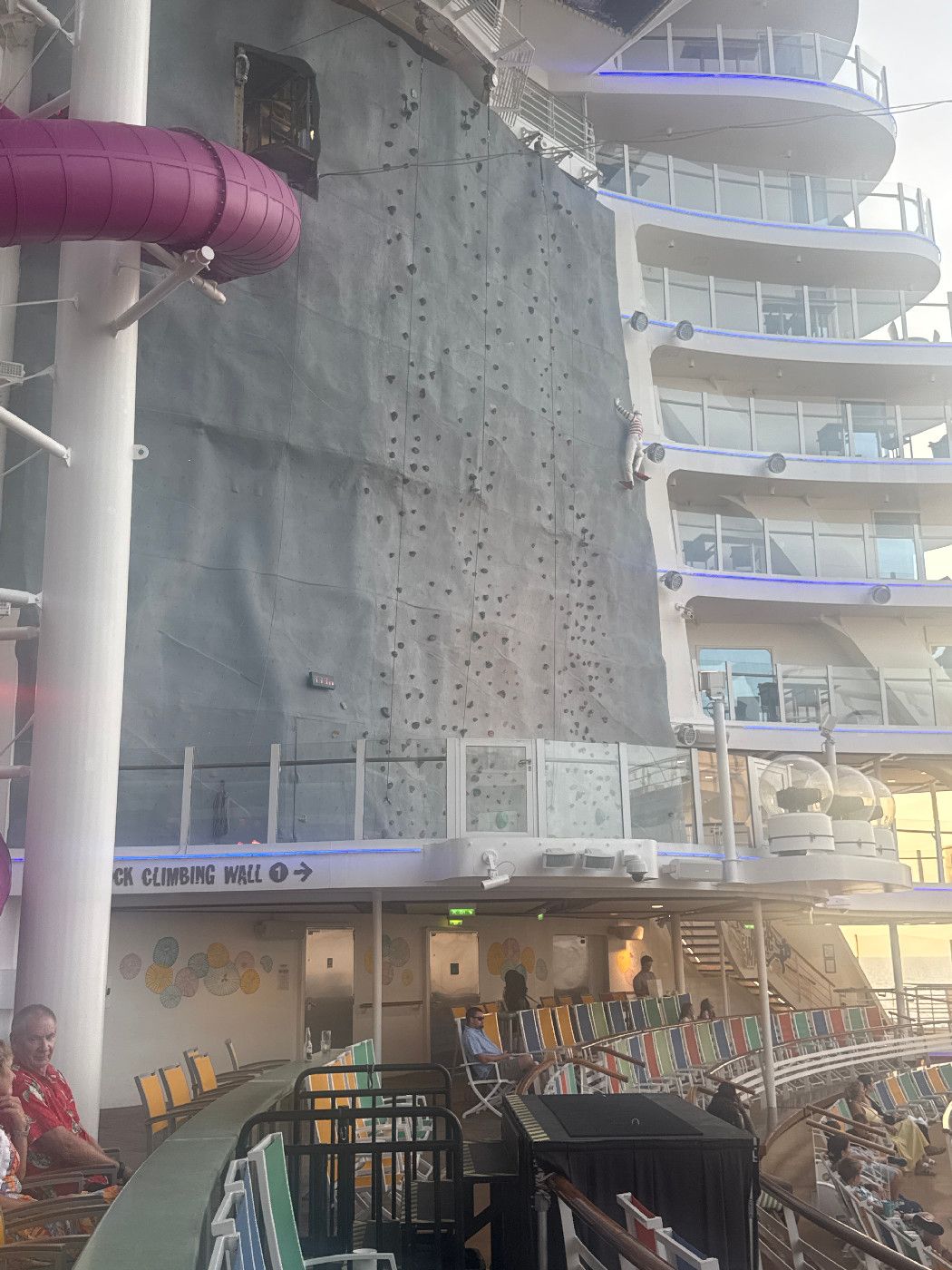 Rock Climbing Wall - Symphony of the Seas