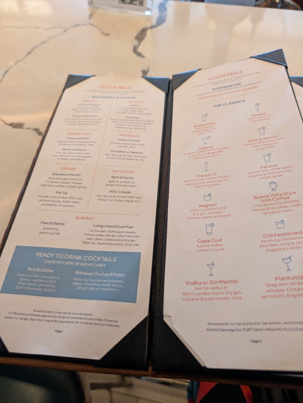 Belvedere Bar - Norwegian Aqua