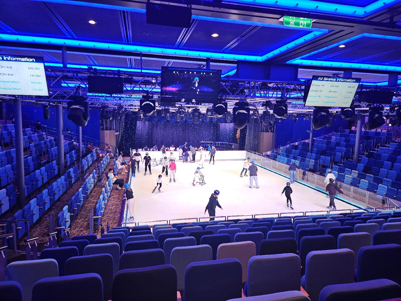 Center Ice Rink - Wonder of the Seas